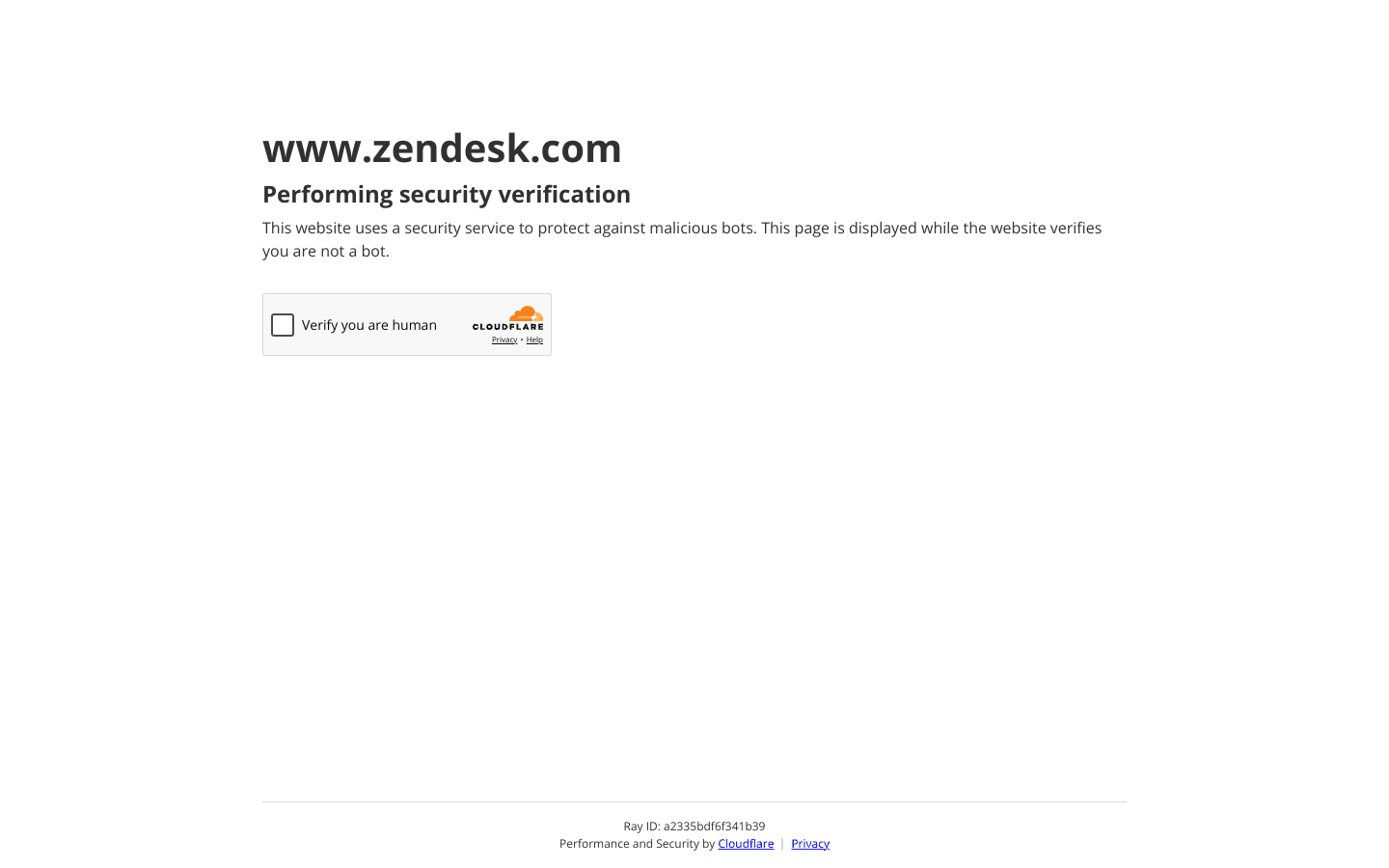 Zendesk website screenshot